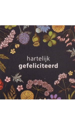 Kaartje gefeliciteerd